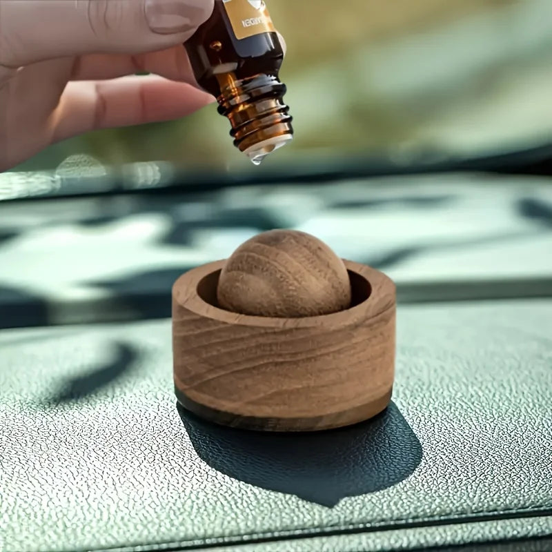 Wood Essential Oil Car Diffuser — 2 Pack