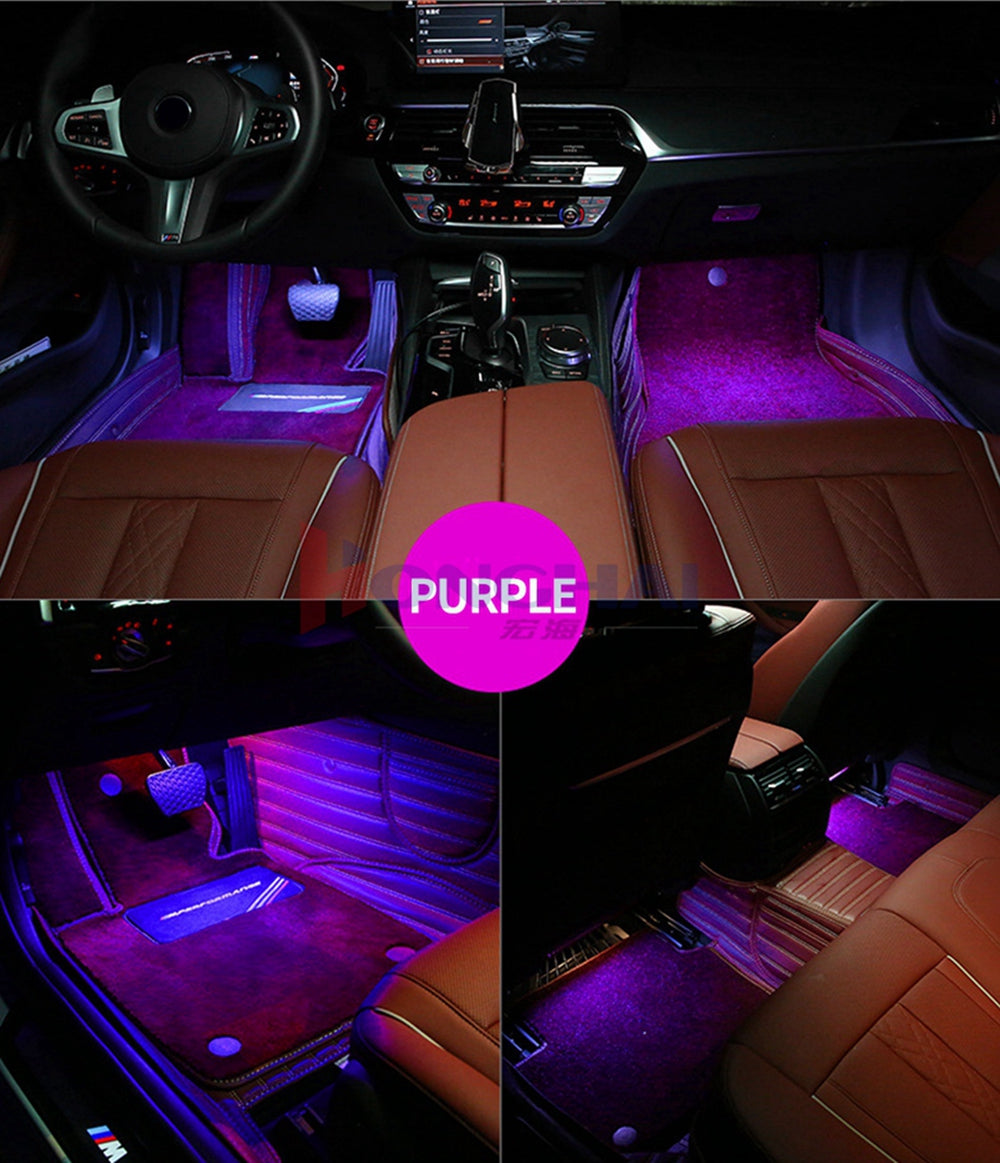 RGB LED Car Footwell Ambient Light Kit