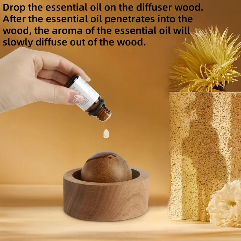 Wood Essential Oil Car Diffuser — 2 Pack