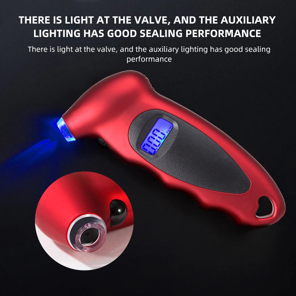 Digital Tire Pressure Gauge – LCD Backlight