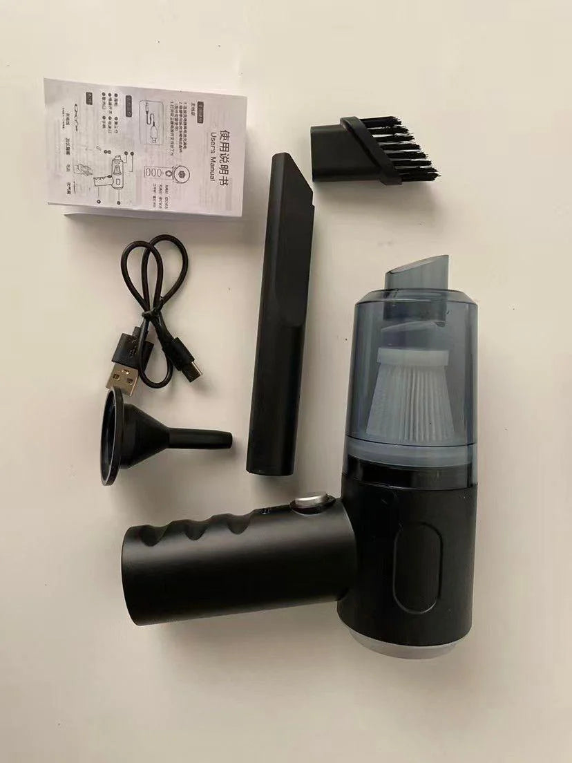 Cordless Mini Car Vacuum – 2-in-1 Vacuum & Blower