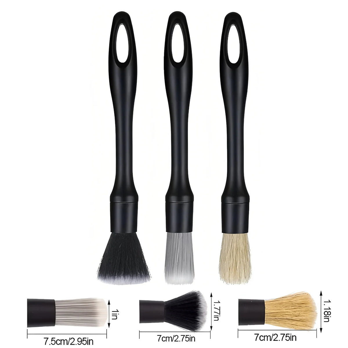 Car Interior Detailing Brushes Kit