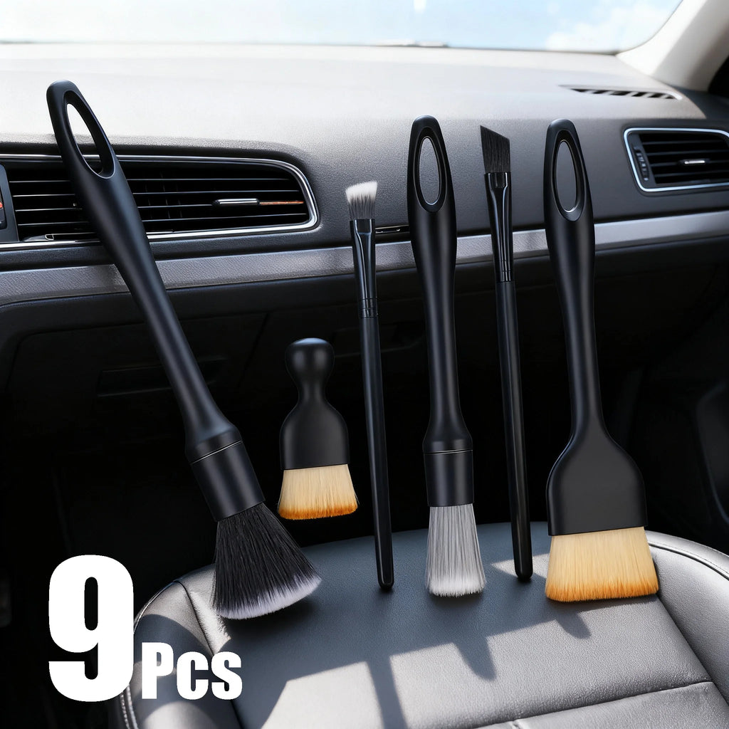 Car Interior Detailing Brushes Kit