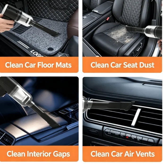 Cordless Mini Car Vacuum – 2-in-1 Vacuum & Blower