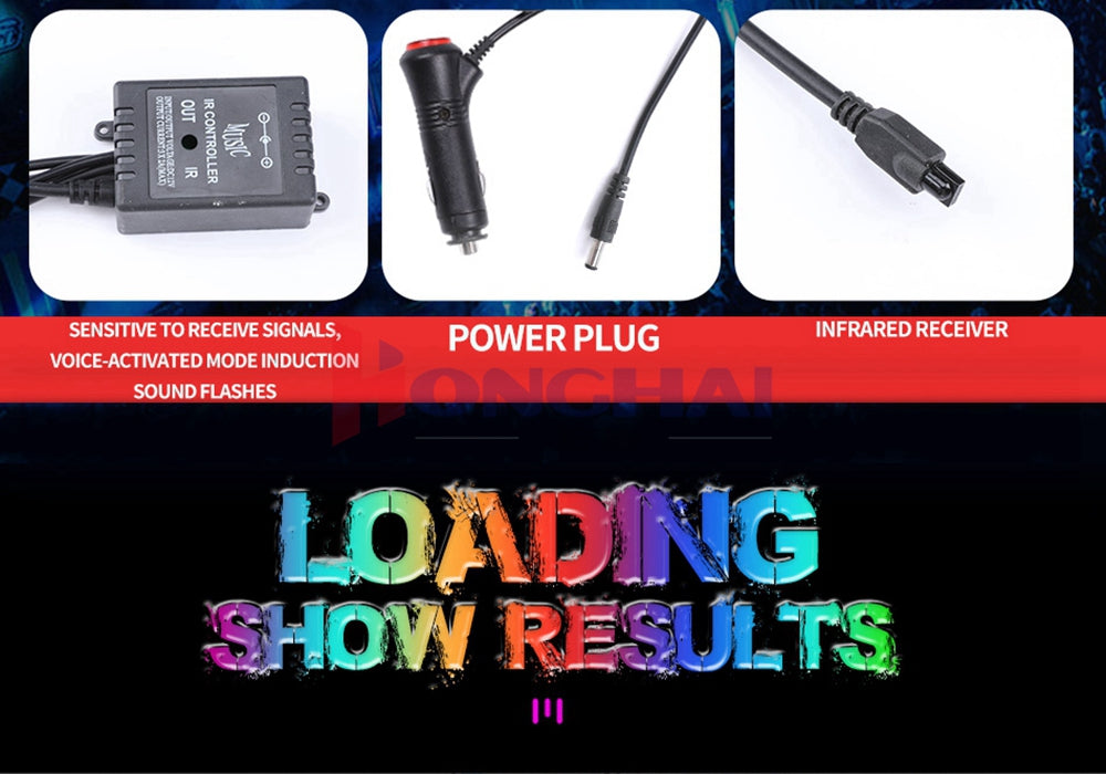 RGB LED Car Footwell Ambient Light Kit