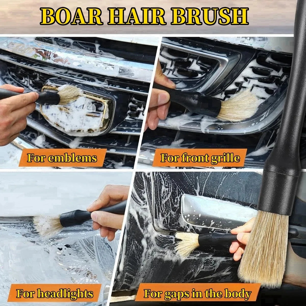 Car Interior Detailing Brushes Kit