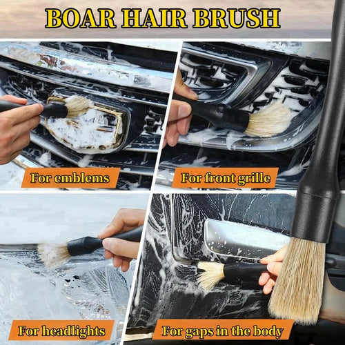 Car Interior Detailing Brushes Kit