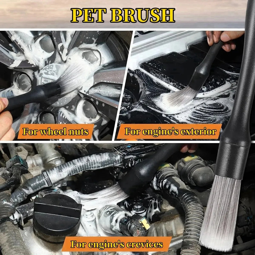 Car Interior Detailing Brushes Kit