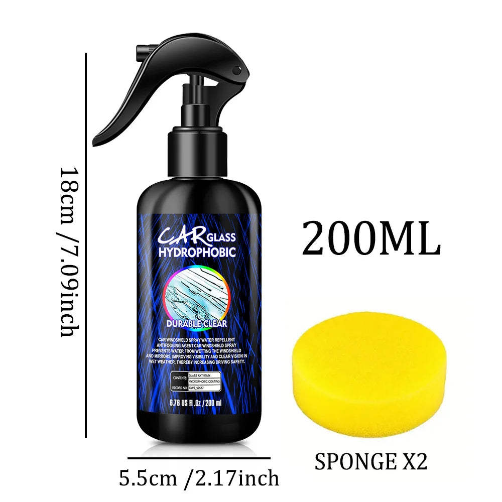 Anti-Rain Water Repellent Windshield Spray — 100ml