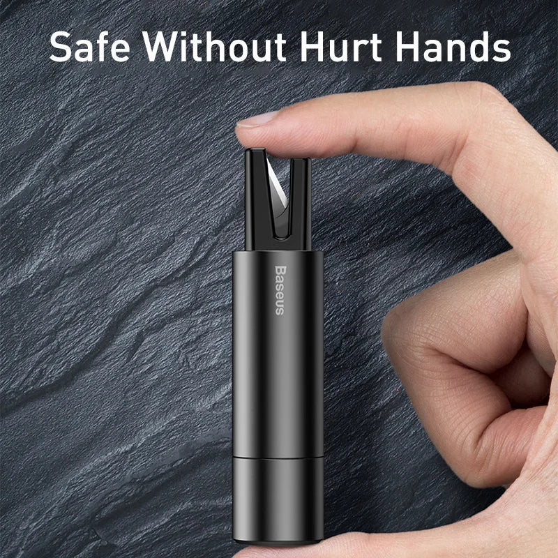 Car Safety Hammer – Window Breaker & Seatbelt Cutter