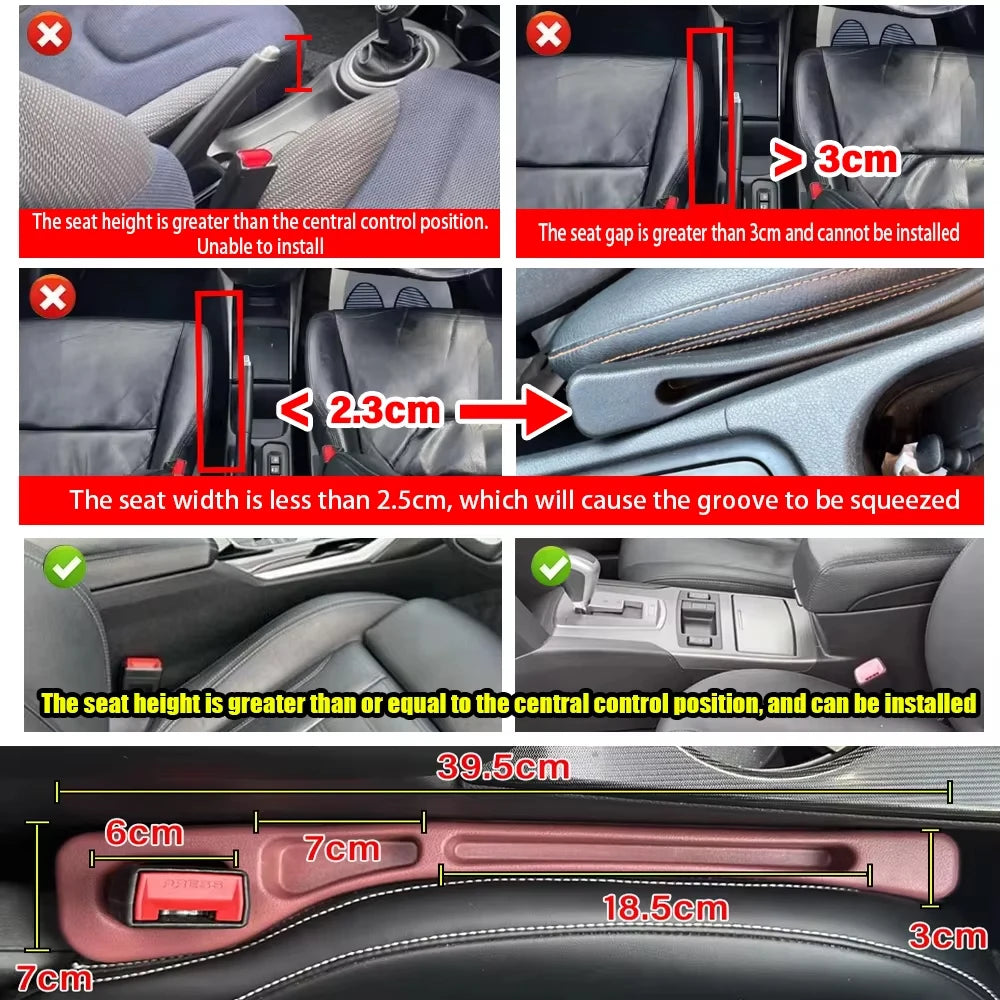 Car Seat Gap Filler (2-Pack)