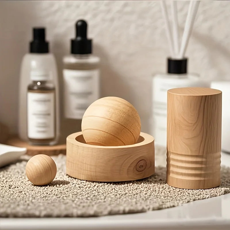 Wood Essential Oil Car Diffuser — 2 Pack