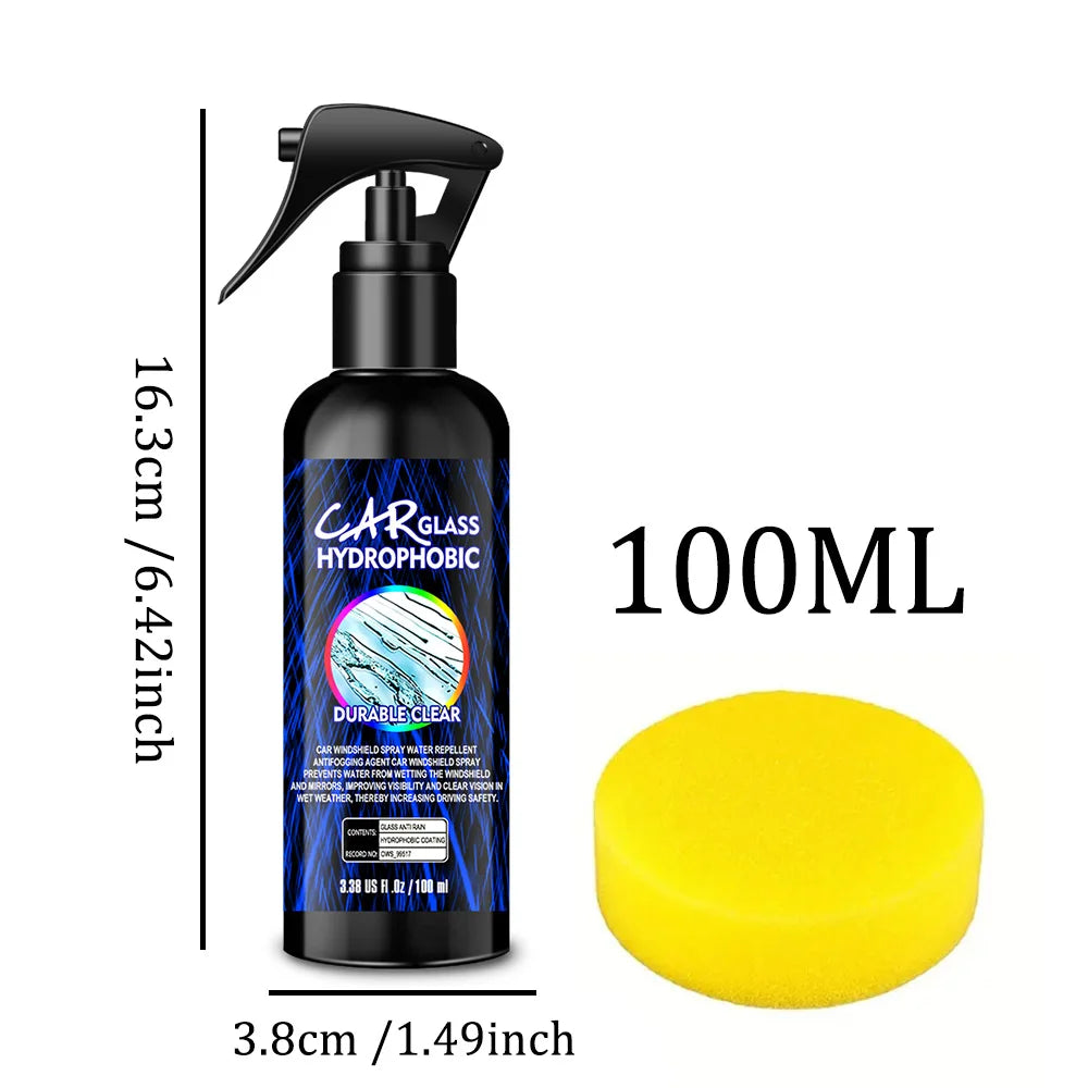 Anti-Rain Water Repellent Windshield Spray — 100ml