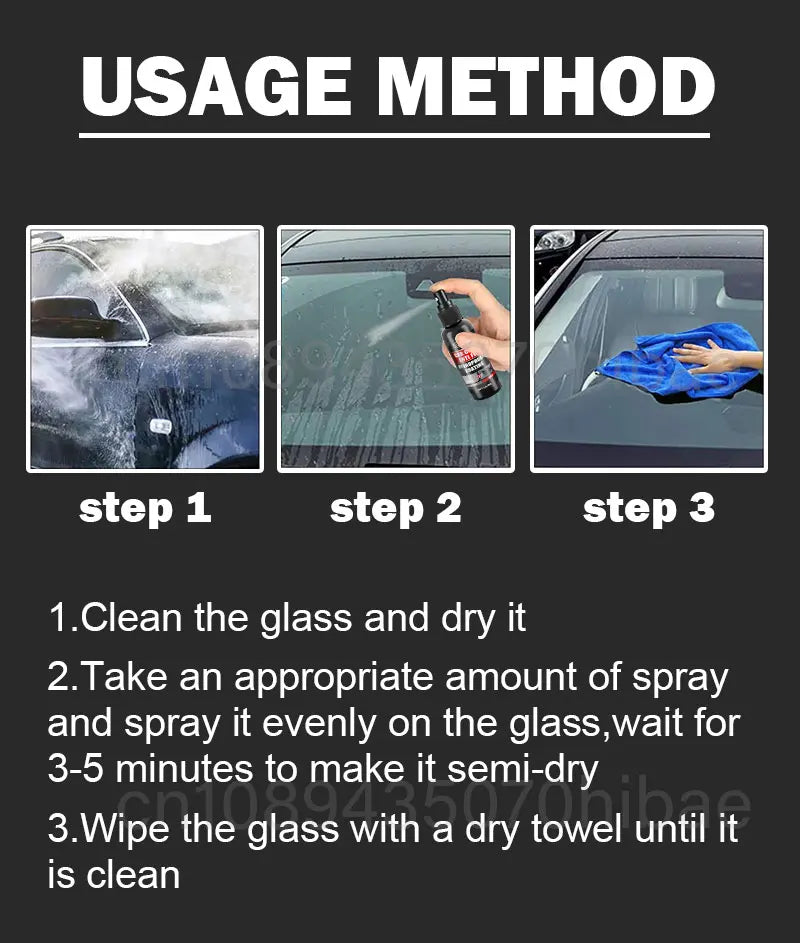 Nano Ceramic Anti-Rain Glass Coating — 30ml