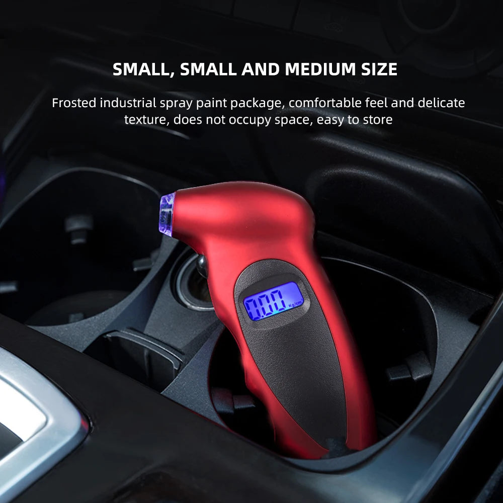 Digital Tire Pressure Gauge – LCD Backlight