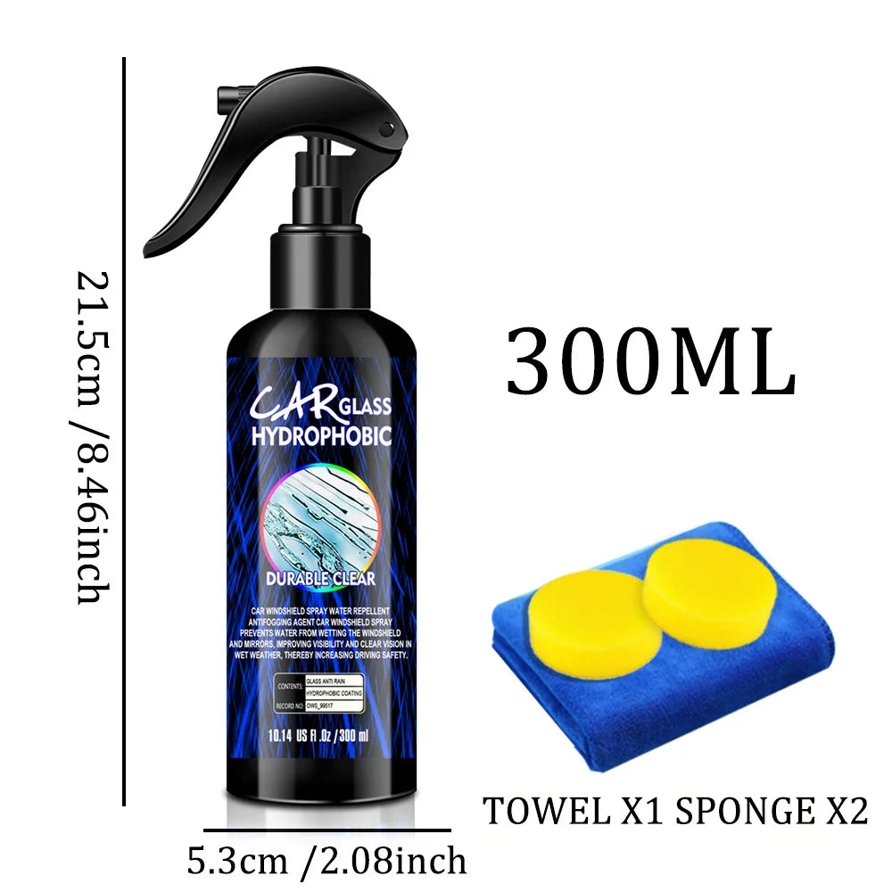 Anti-Rain Water Repellent Windshield Spray — 100ml