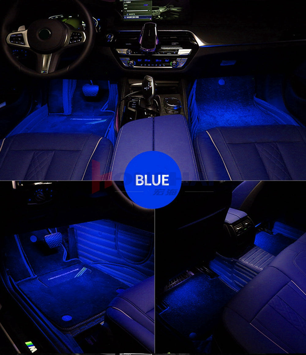 RGB LED Car Footwell Ambient Light Kit