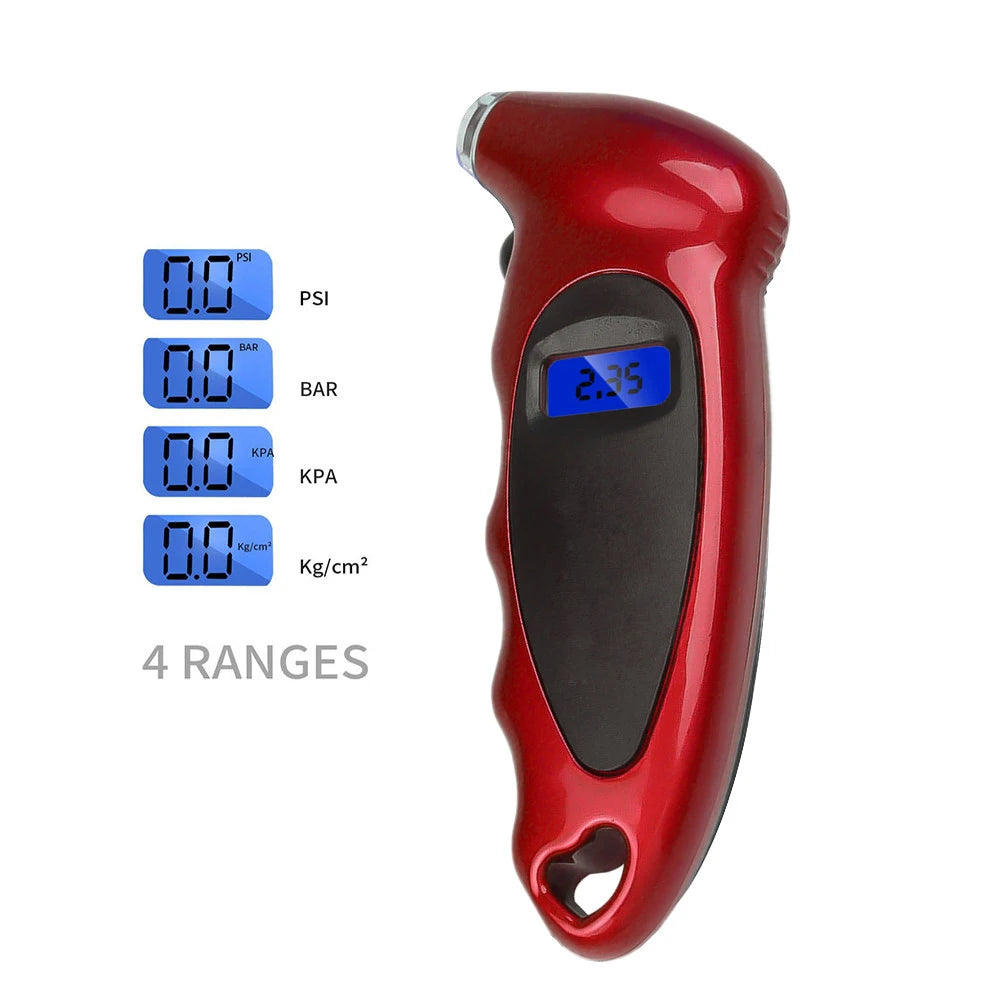 Digital Tire Pressure Gauge – LCD Backlight