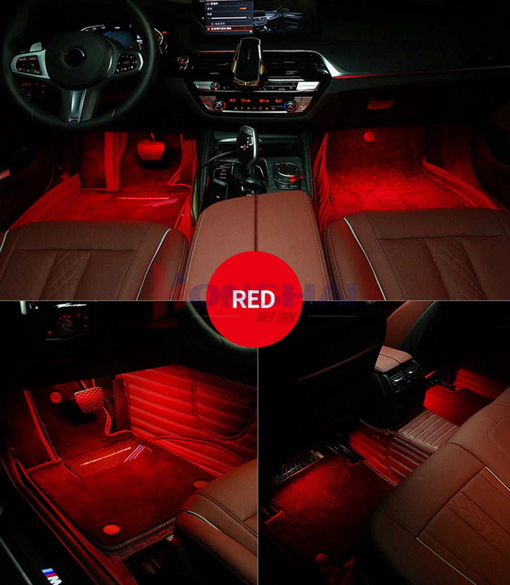 RGB LED Car Footwell Ambient Light Kit