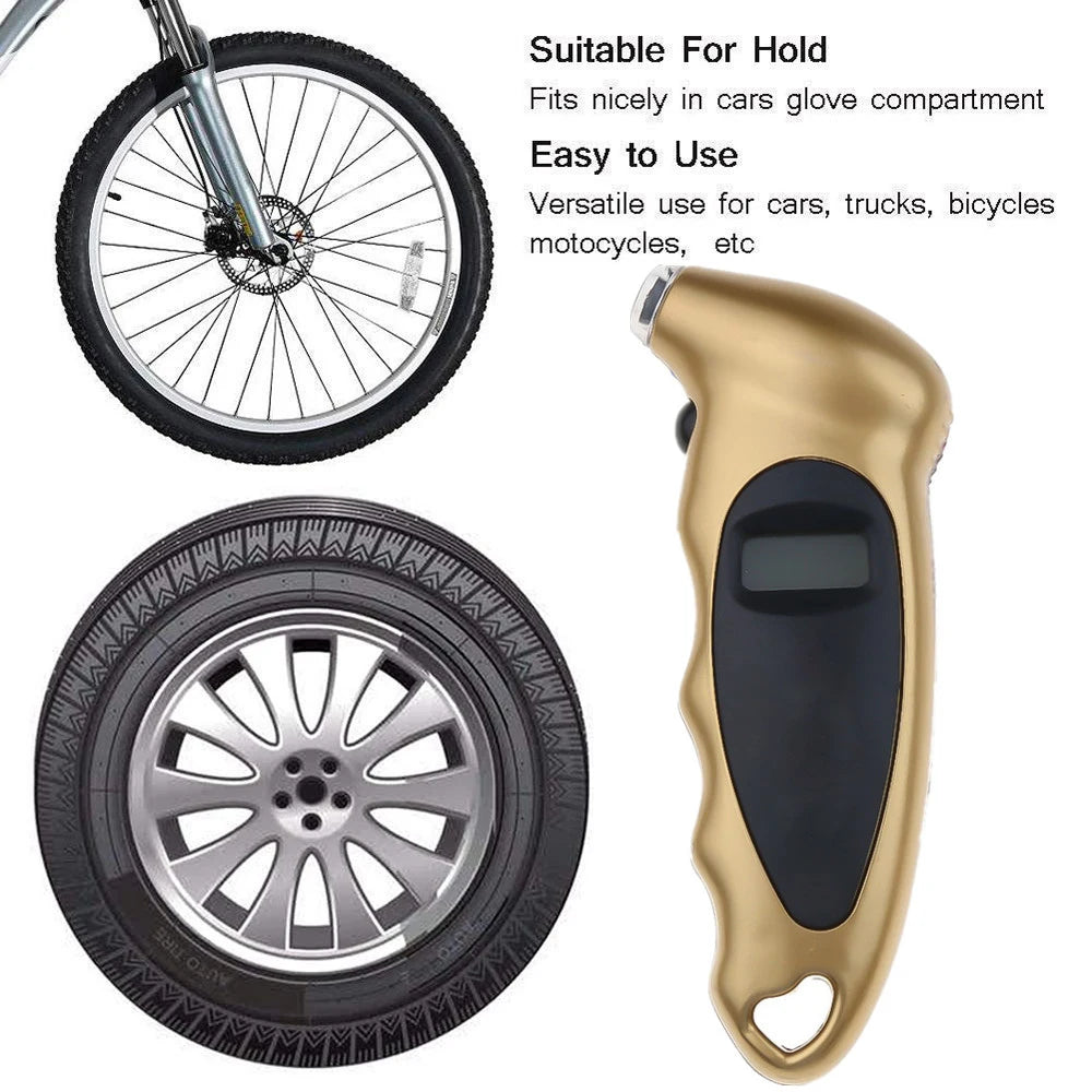 Digital Tire Pressure Gauge – LCD Backlight