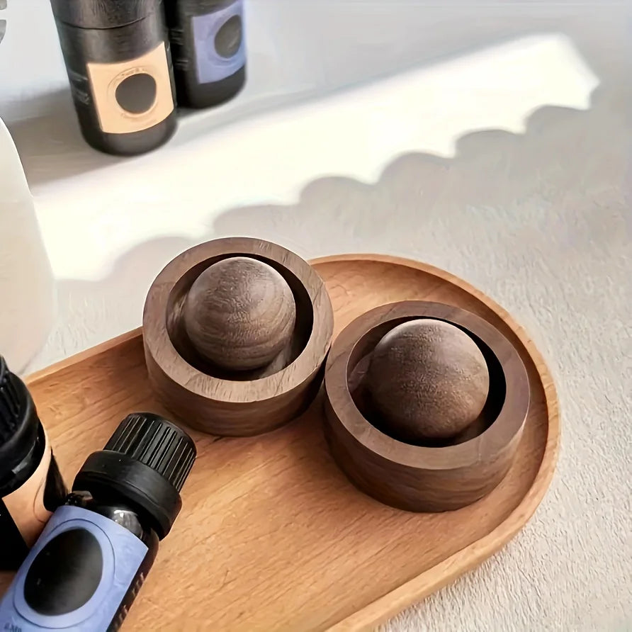 Wood Essential Oil Car Diffuser — 2 Pack