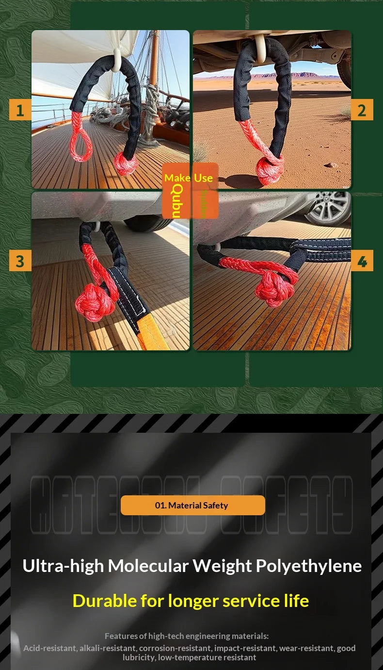 Soft Shackle Tow Strap