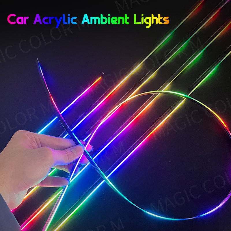 LED Car Interior Strip Lights – 64 Color RGB