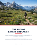 Hiking Safety Checklist PDF
