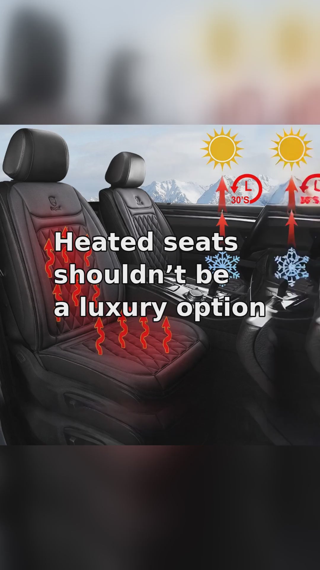 Heated Car Seat Cover